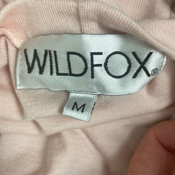 Wildfox Oversized Feather Print Boho Long Sleeve Shirt sz M - Picture 5 of 12